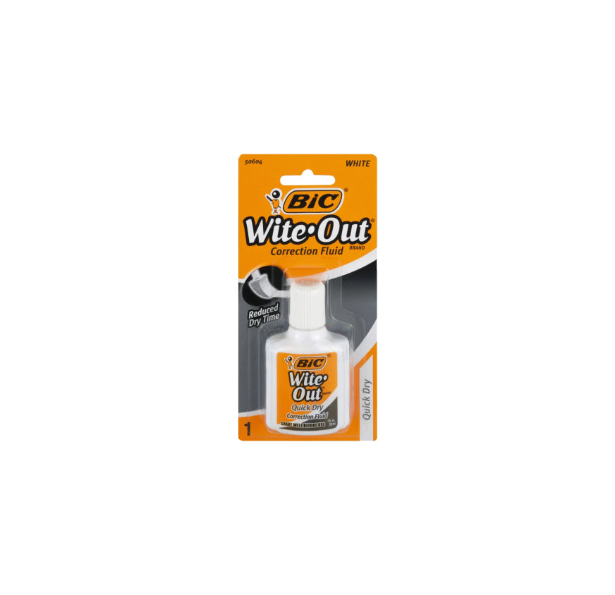 BIC WHITEOUT CORRECTION FLUID Ranger Wholesale
