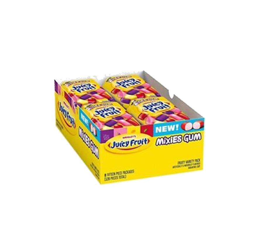JUICY FRUIT MIXIES GUM 8*15PCS Ranger Wholesale