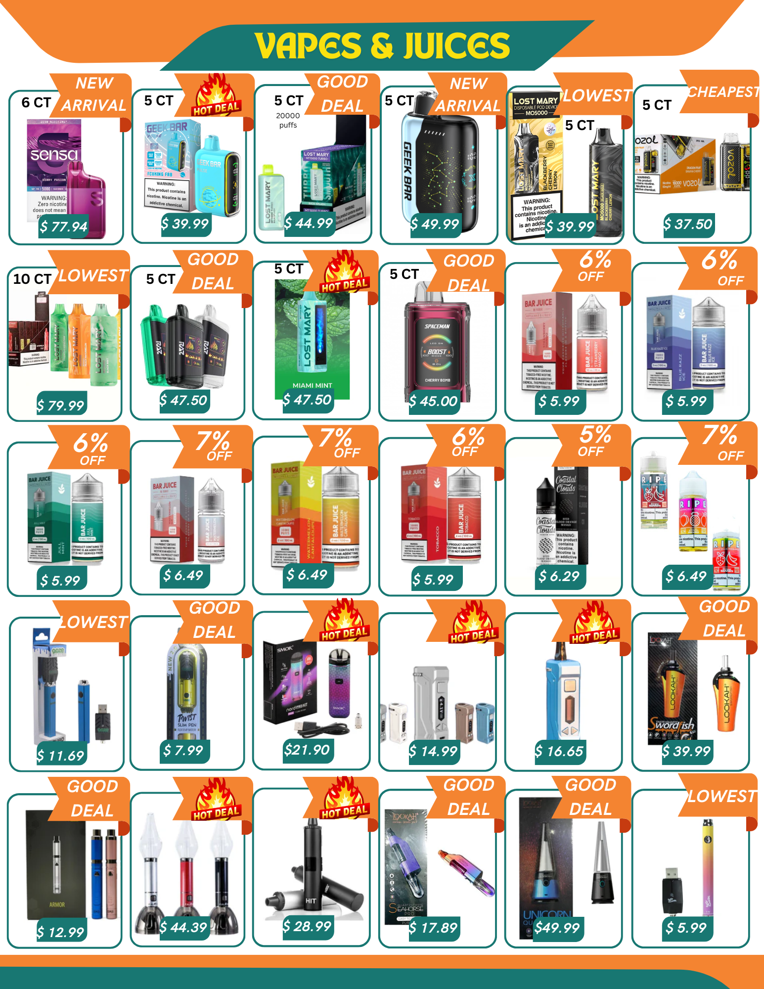 RANGER WHOLESALE MONTHLY FLYER