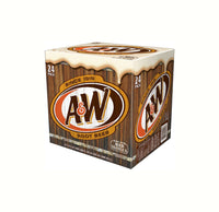 24CT CAN A&W ROOTBEER-1CS