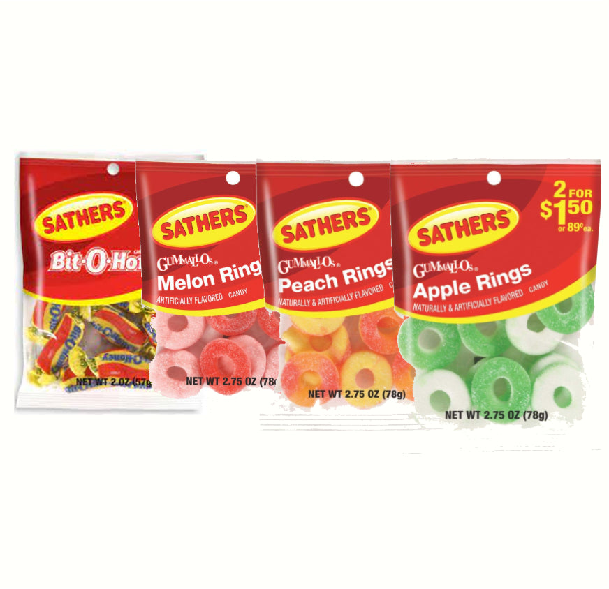 2 FOR $1.50 CANDY ALL FLAVOUR