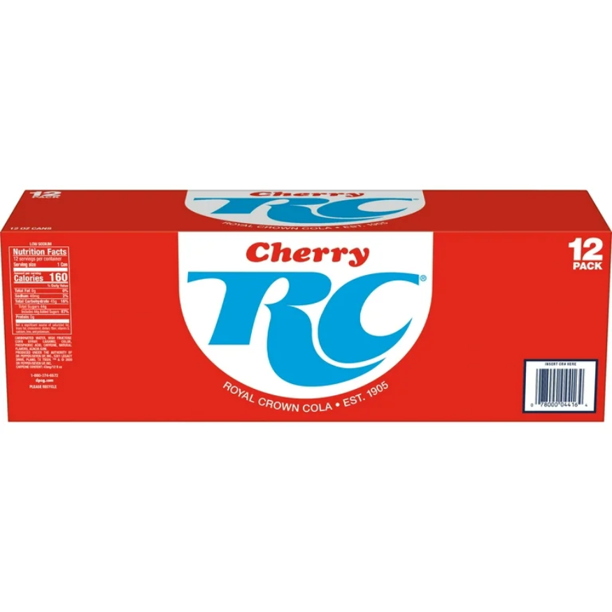 RC COLA cherry 12PK CAN/2CT