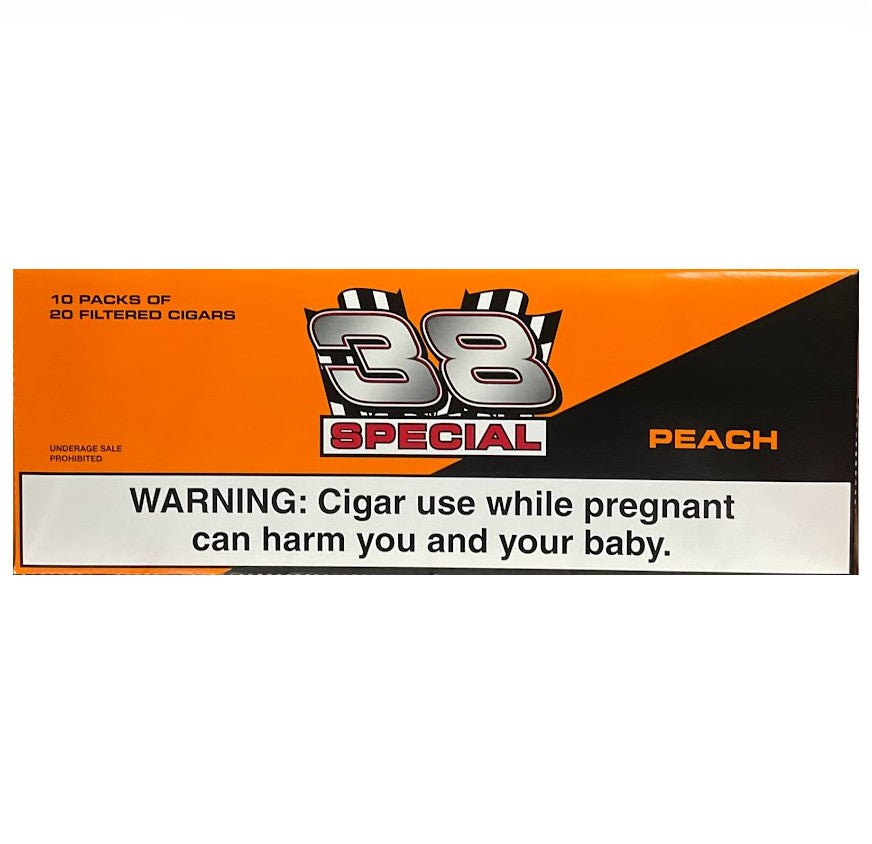 38 SPECIAL CIGAR PEACH BX