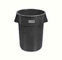 45 GALLON ROUND BLACK  WASTE C
