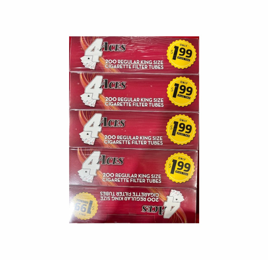 4 ACES $1.99-RED KING -5CT