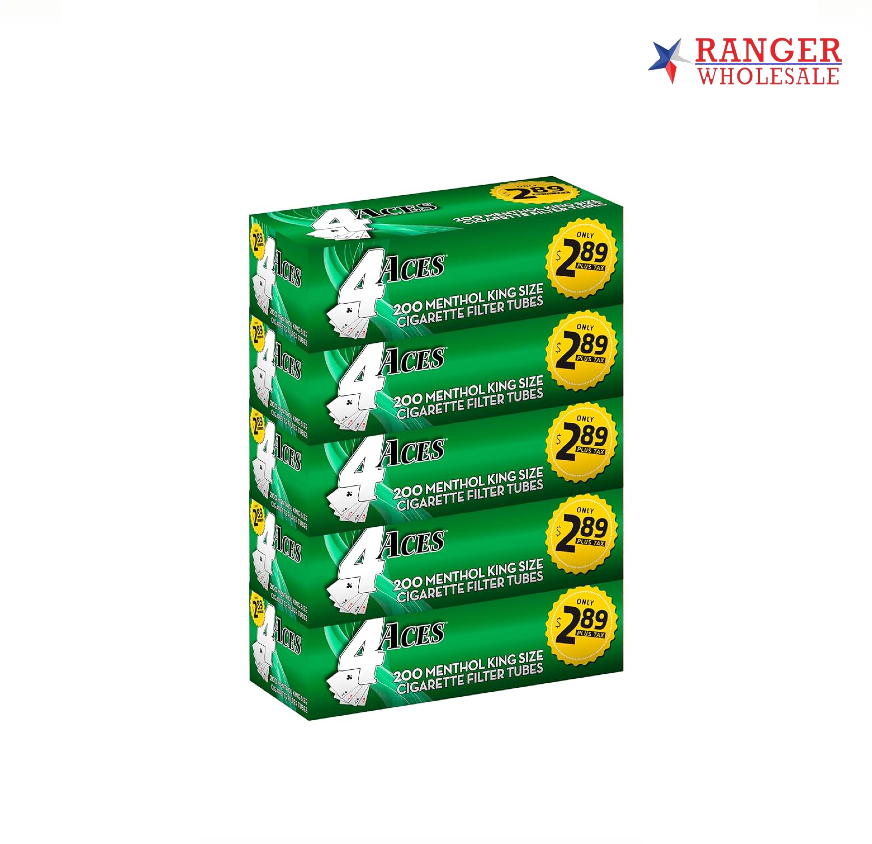 4 ACES $2.89 MENTHOL KING 5CT