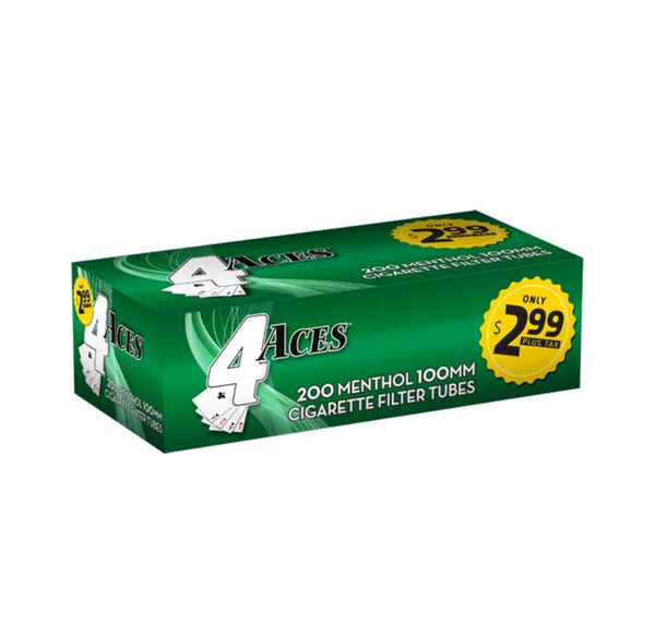 4 ACES $2.99 5CT MENTHOL 100MM