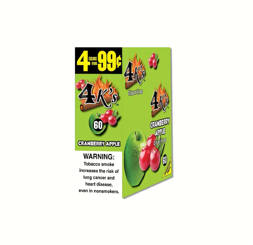 4 KING 15/4PK-4/99 CRANAPPLE