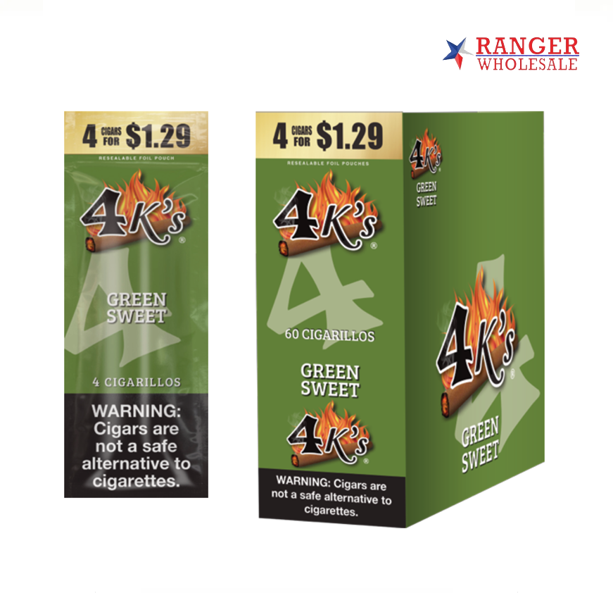 4 KING 15/4PK 1.29 CLASSIC GRN