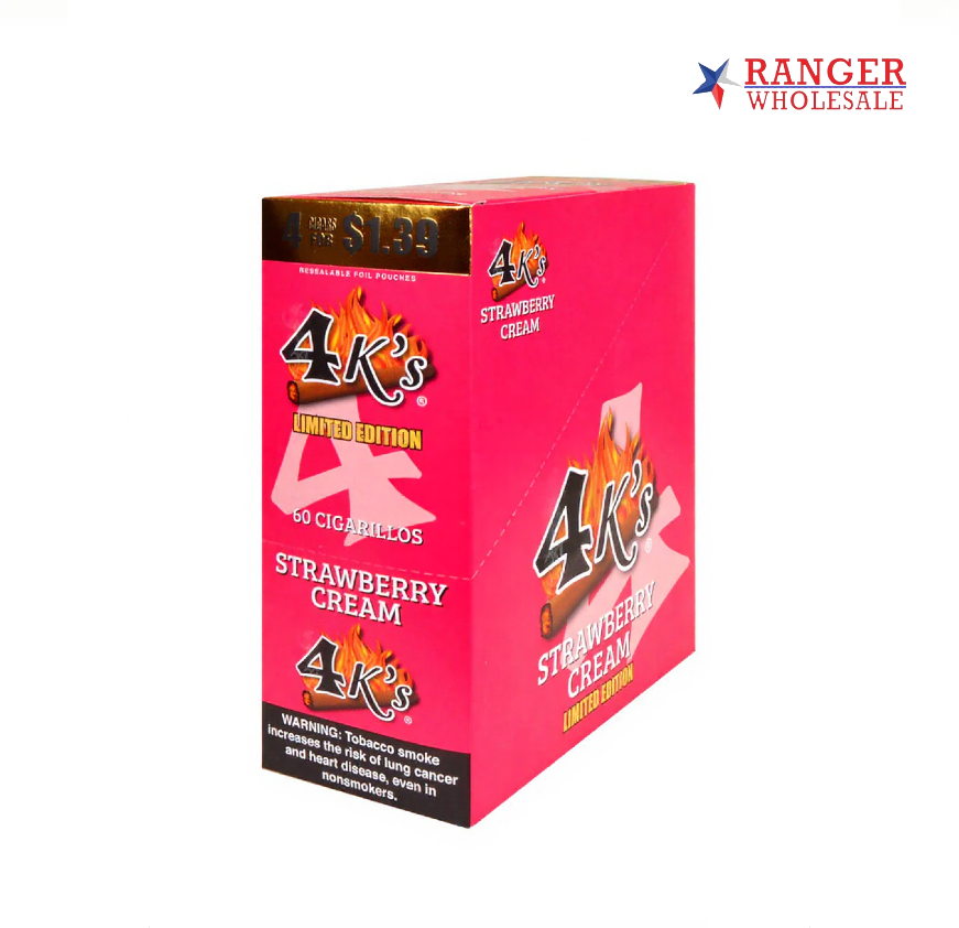 4 KING 15/4PK 1.29 STRAW CRM