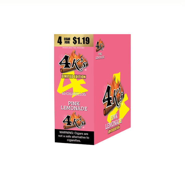 4 KING 15/4PK 4/1.19 PINK LMND