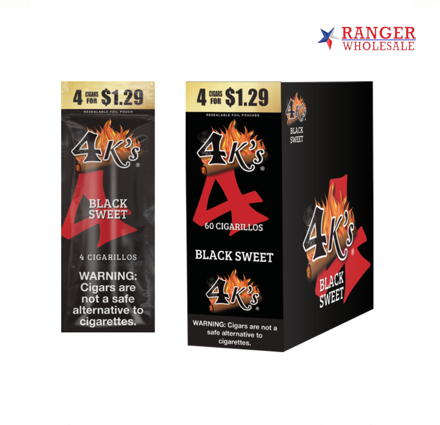 4 KING 15/4PK 4/1.29 BLK SWEET