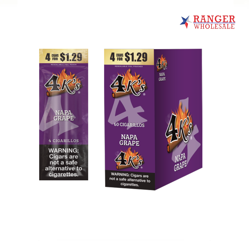 4 KING 15/4PK 4/1.29NAPA GRAPE