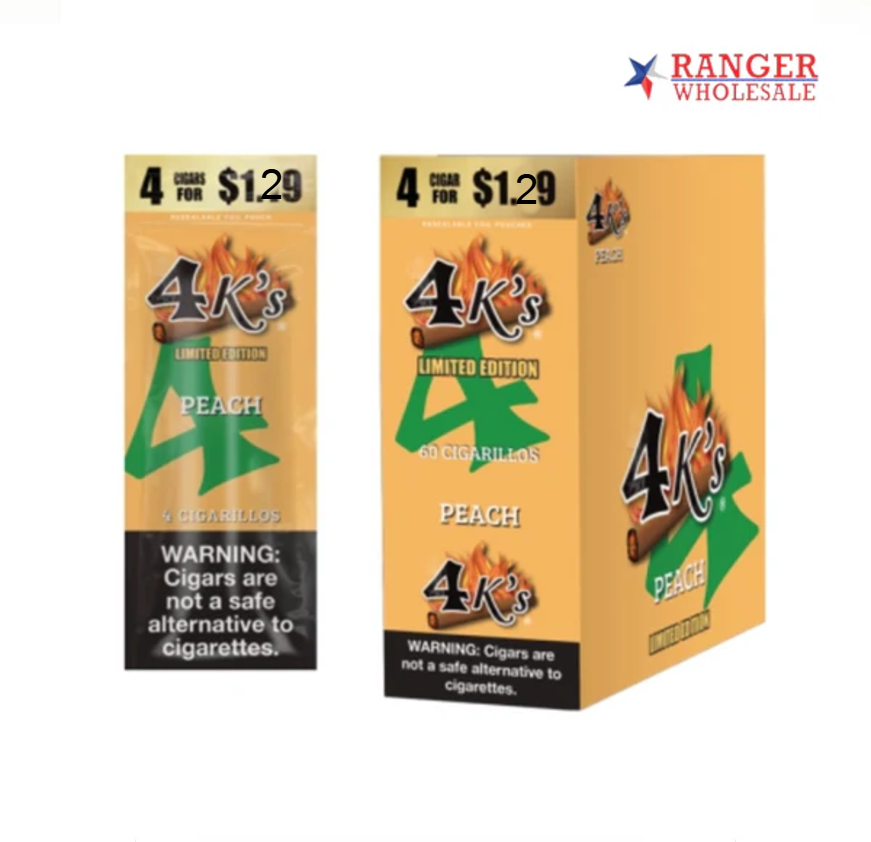 4 KING 15/4PK 4/1.29 PEACH