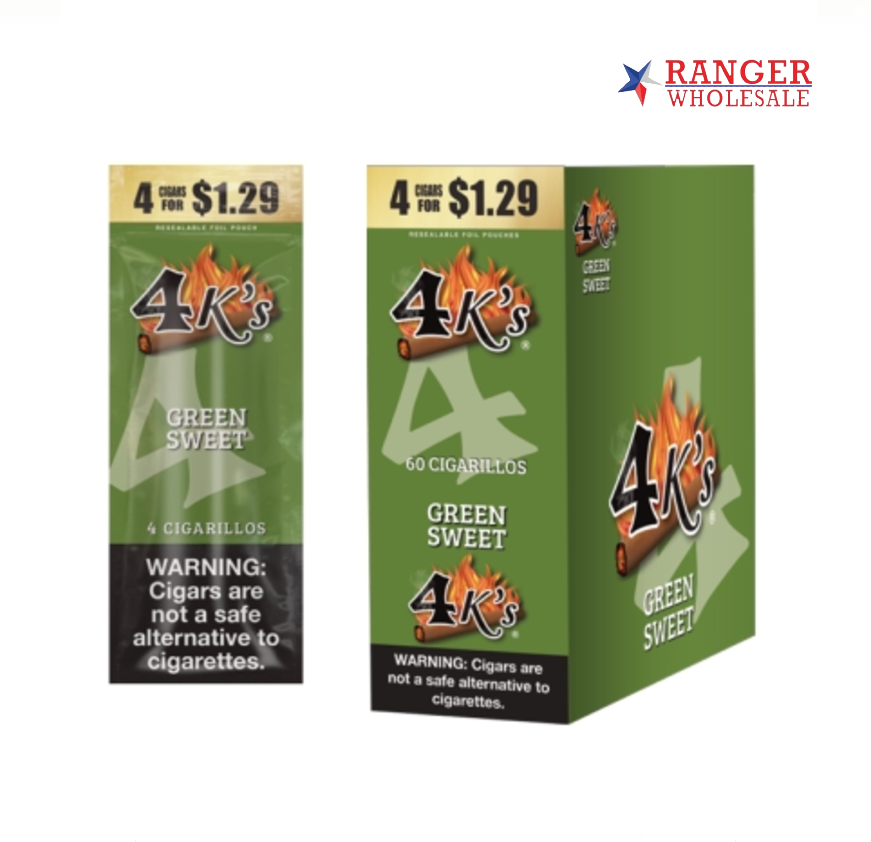 4 KING 15/4PK 4/1.29 GREEN SWE