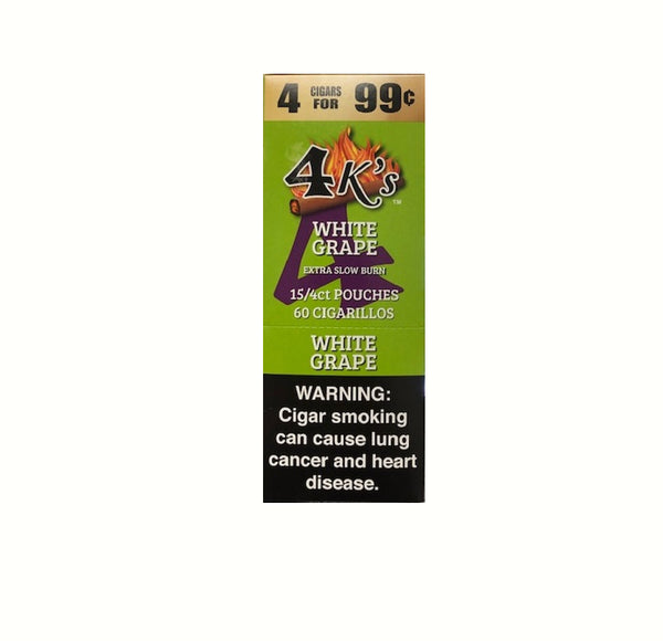 4 KING WRAPS 4/30CT WHITEGRAPE