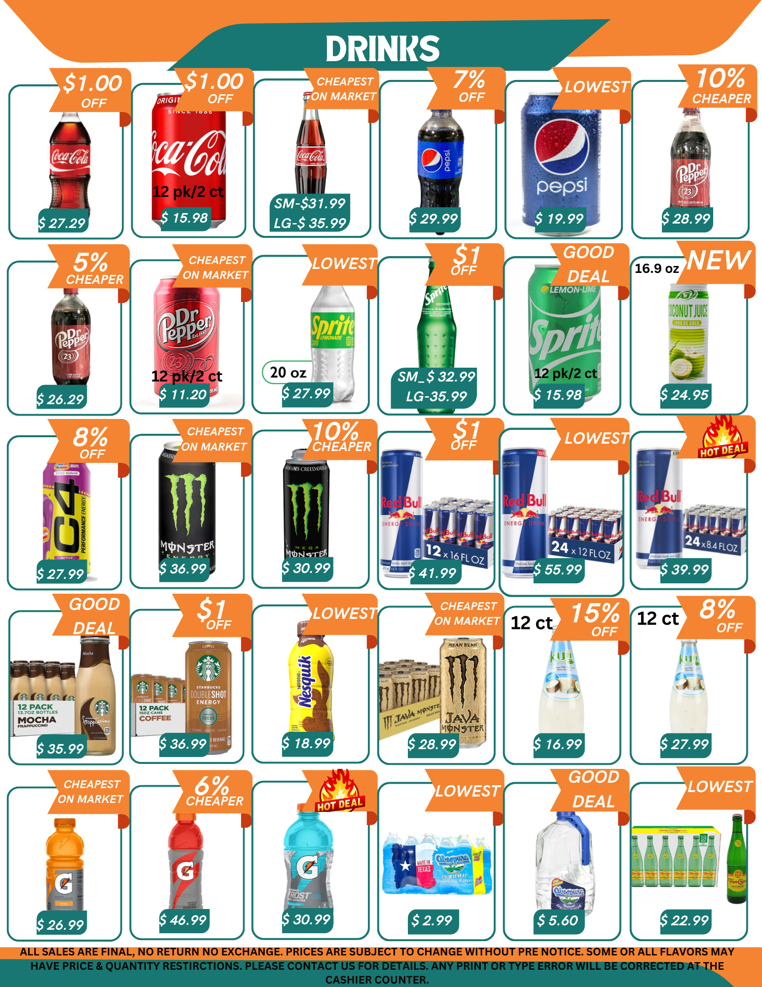 RANGER WHOLESALE MONTHLY FLYER