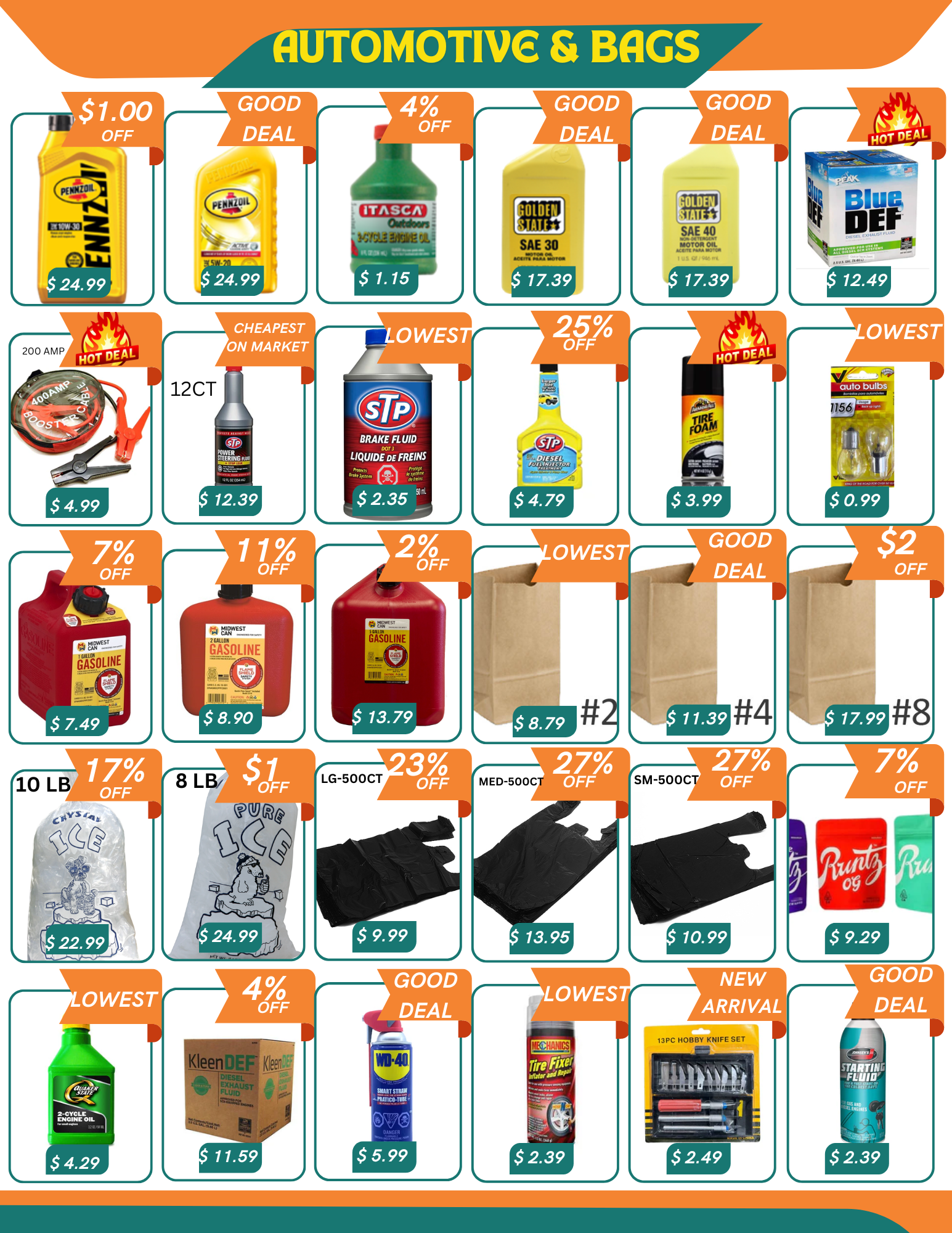 RANGER WHOLESALE JULY MONTHLY FLYER