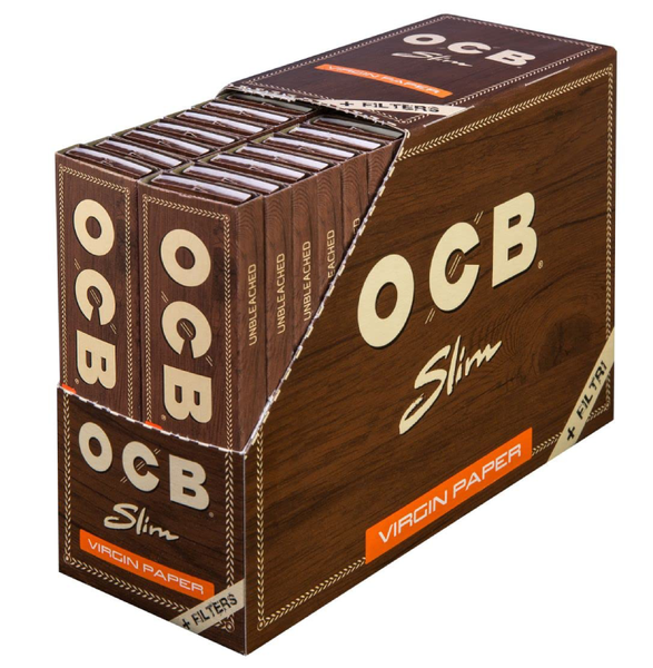 OCB UNBLEACH PAPER+TIP SLIM