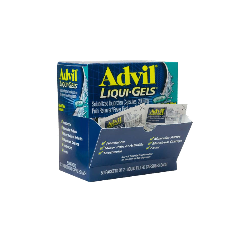ADVIL LIQUID GEL 2/50CT