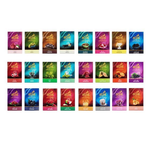 AFZAL HOOKHA 50gm 10CT BOX