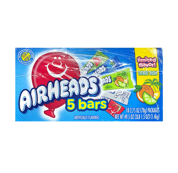 AIRHEADS BITES 5 bars 18CT 2OZ
