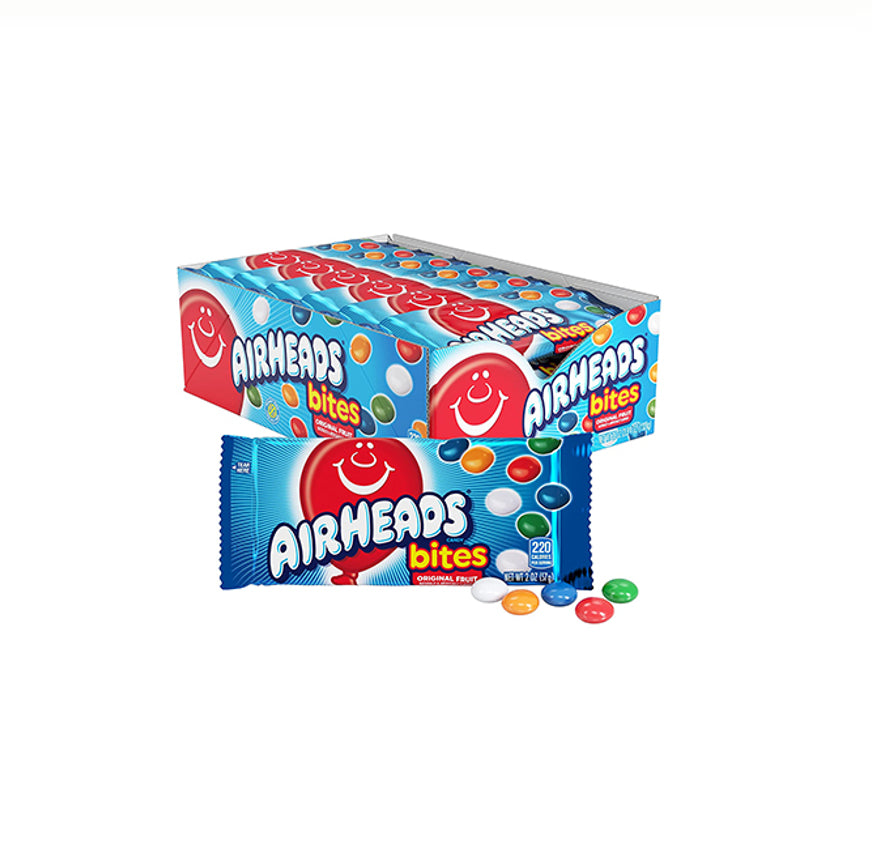 AIRHEADS BITES FRUITS 18CT 2OZ