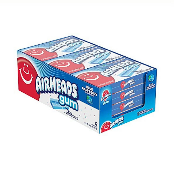AIRHEADS GUM 14PK12CTBLUE RASP