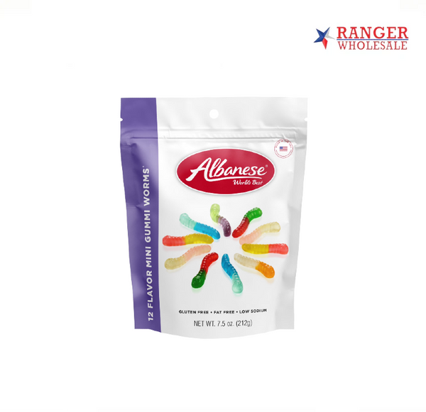 ALBANESE GUMMI WORMS BEARS 7OZ