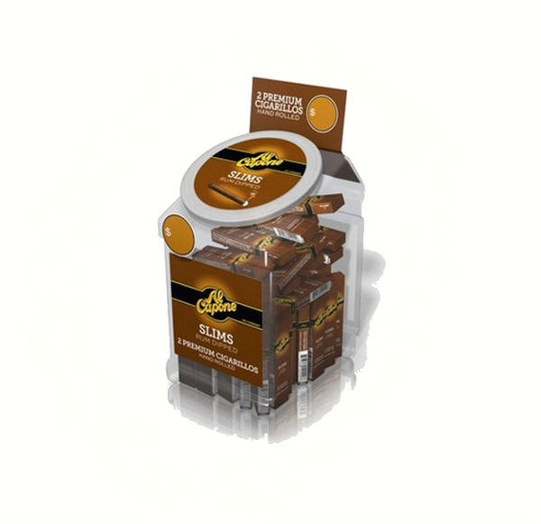 ALCAPONE JAR SLIM RUM 2/60CT