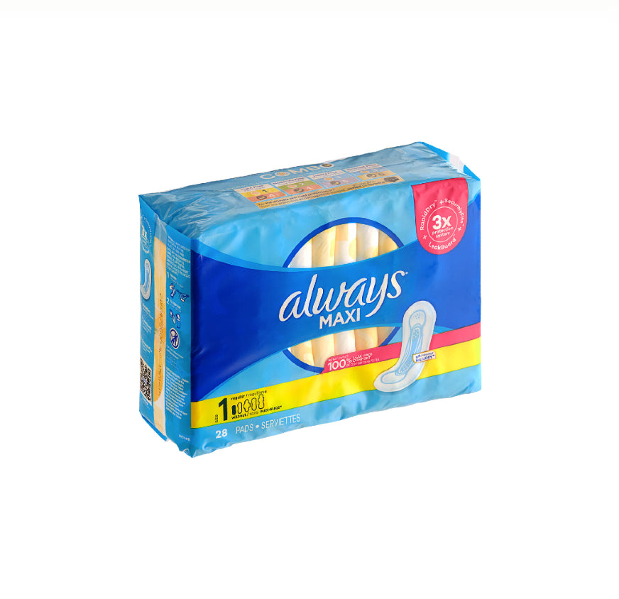 ALWAYS MAXI 28CT SIZE