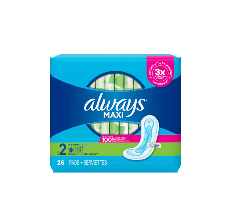ALWAYS MAXI SIZE 2 26CT