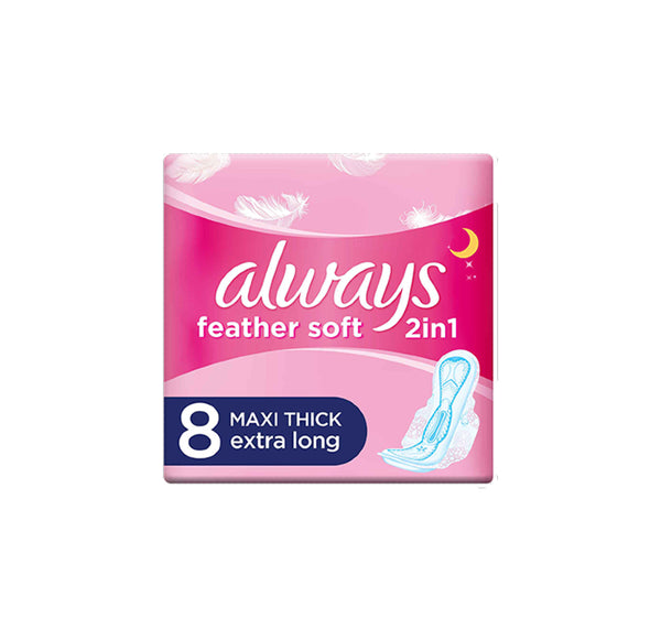 ALWAYS SOFT THICK  2 IN 1 8CT