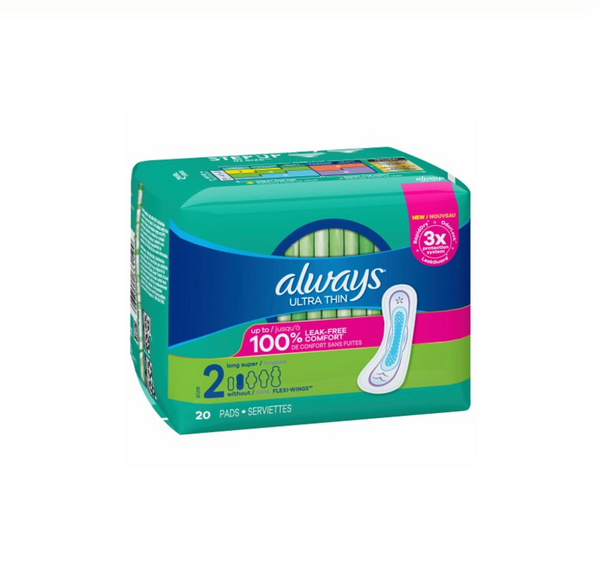 ALWAYS ULTRA THIN 20CT SIZE 2