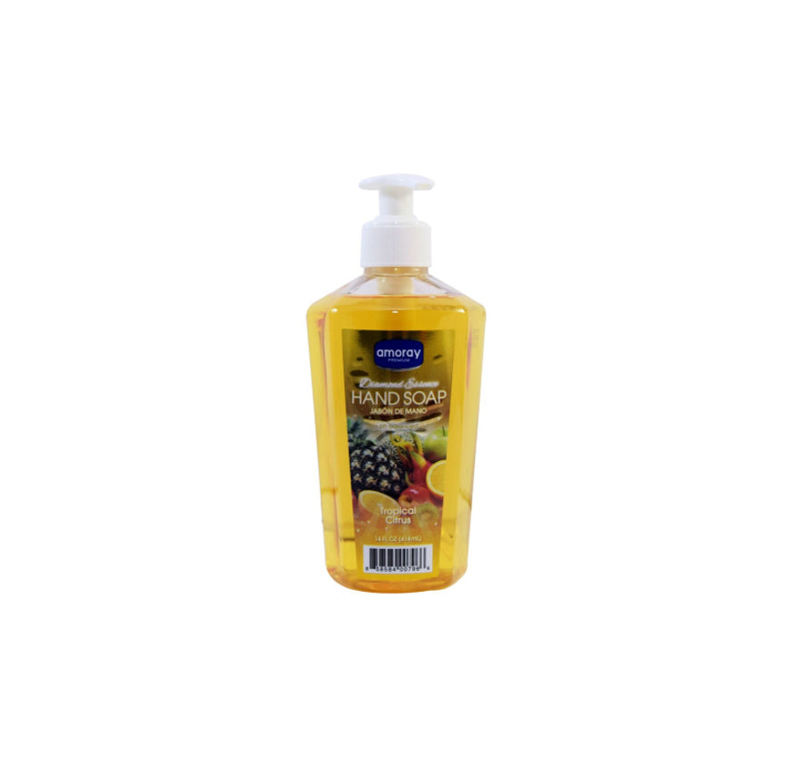 AMORAY HAND SOAP 14OZ TROPICAL