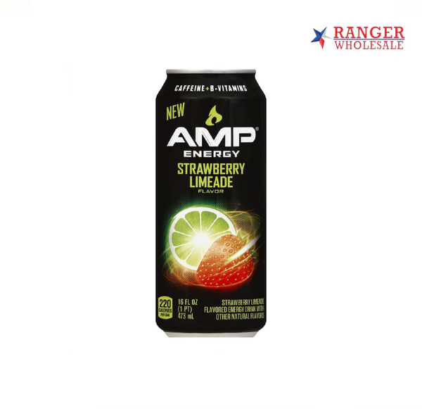 AMP STRABERRY LEMOND 16OZ 12CT