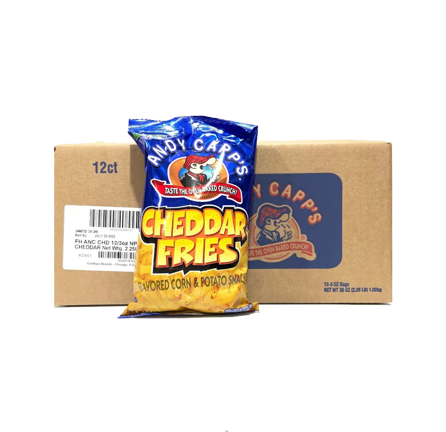ANDY CAPP-CHED FRIES 3oz/12CT