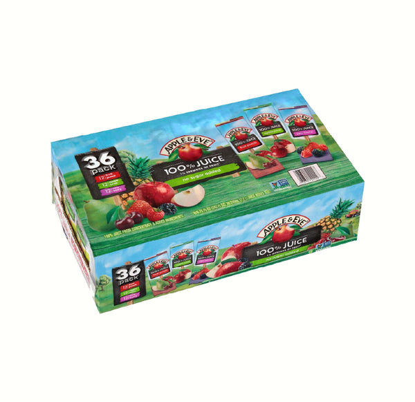 APPLE AND EVE JUICE 36CT