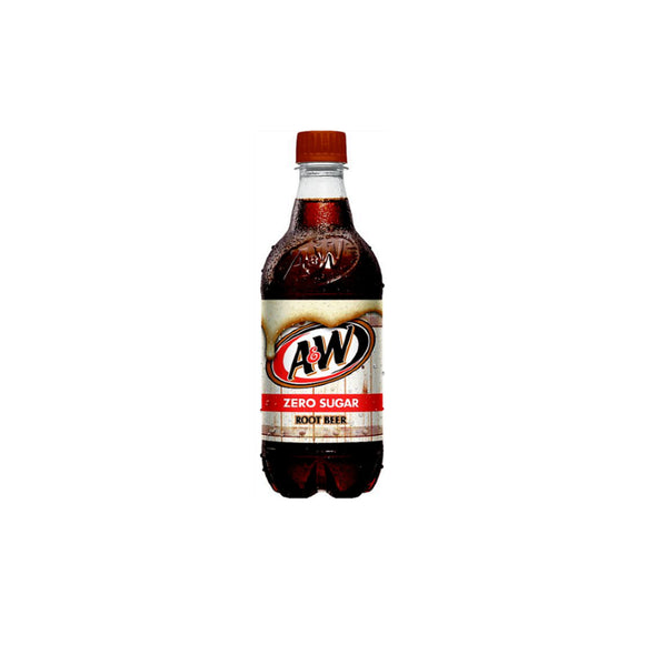 A&W 20oz24CT ROOT BEER ZERO S