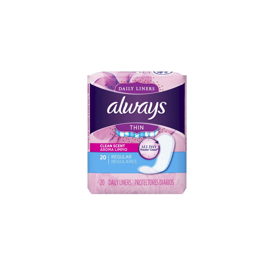 Always Daily Thin Active20ct
