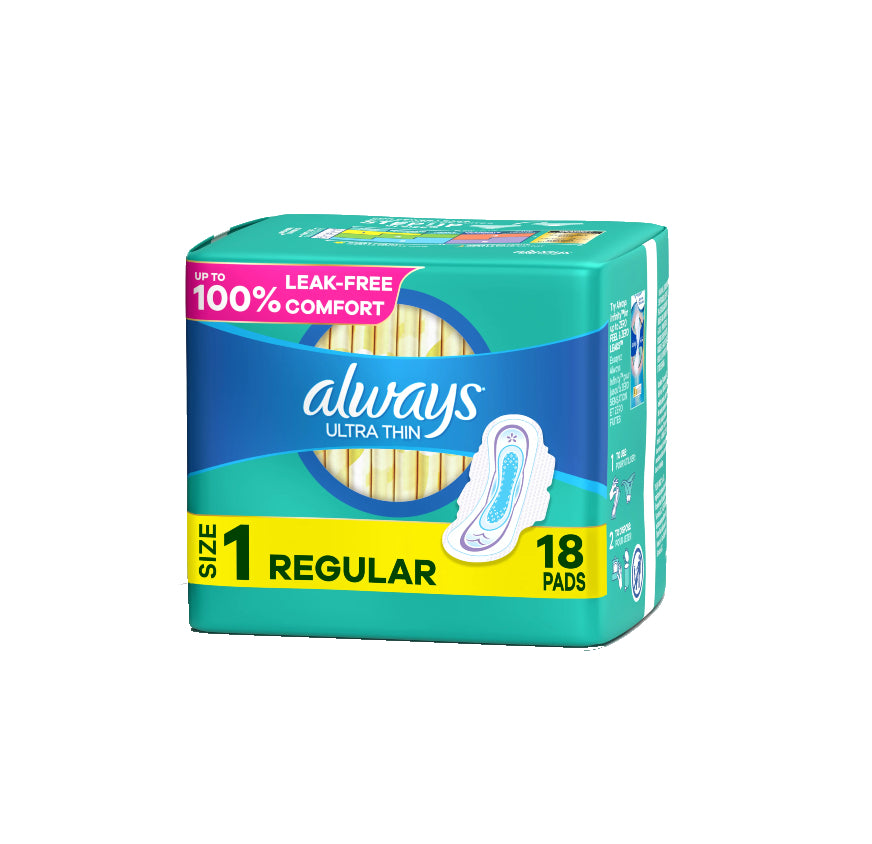 Always Ultra Thin-18ct 60% abs