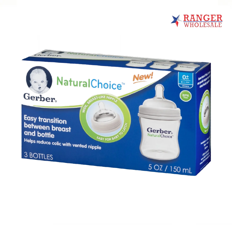 BABY BOTTLE GERBER 5oz – Ranger Wholesale