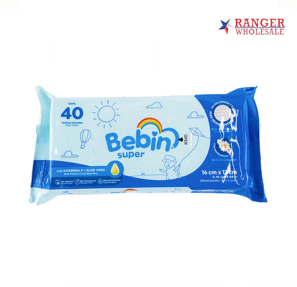 BABY WIPES BEBIN 40CT