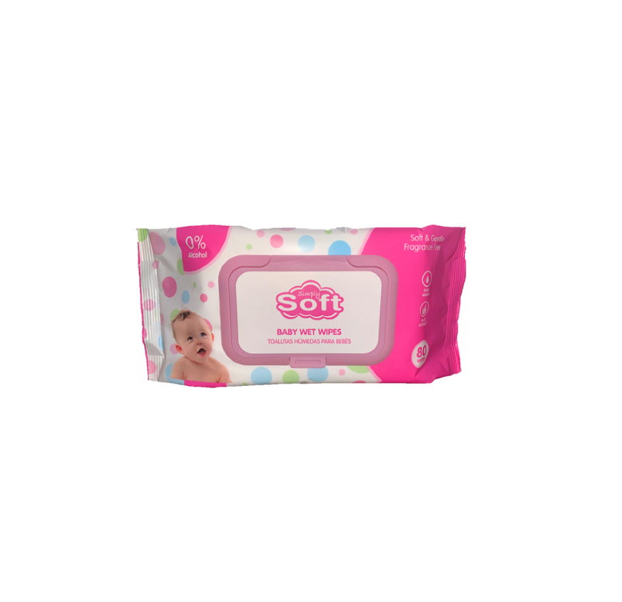 BABY WIPES SIMPLY SOFT 80CT
