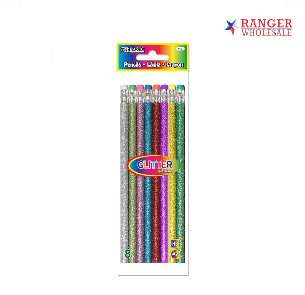 BAZIC pencils glitter 6CT