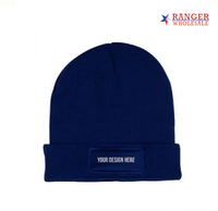 BEANIE DESIGN NAVY BLUE SINGLE