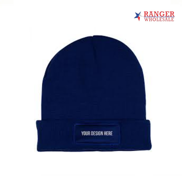 BEANIE DESIGN NAVY BLUE SINGLE