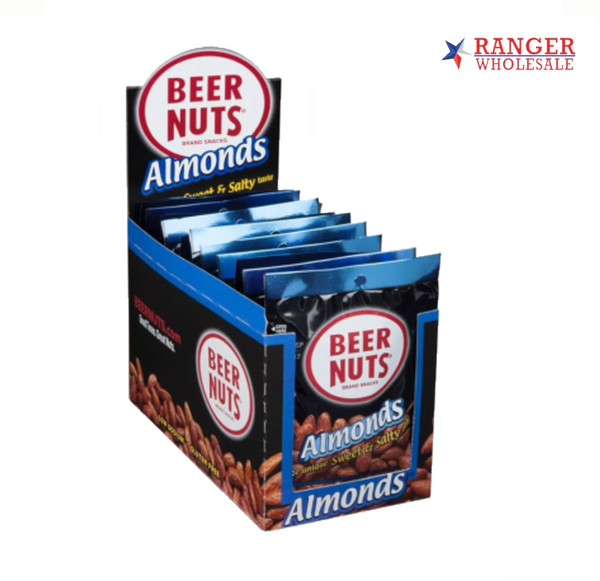 BEER NUTS ALMOND 12CT/2OZ