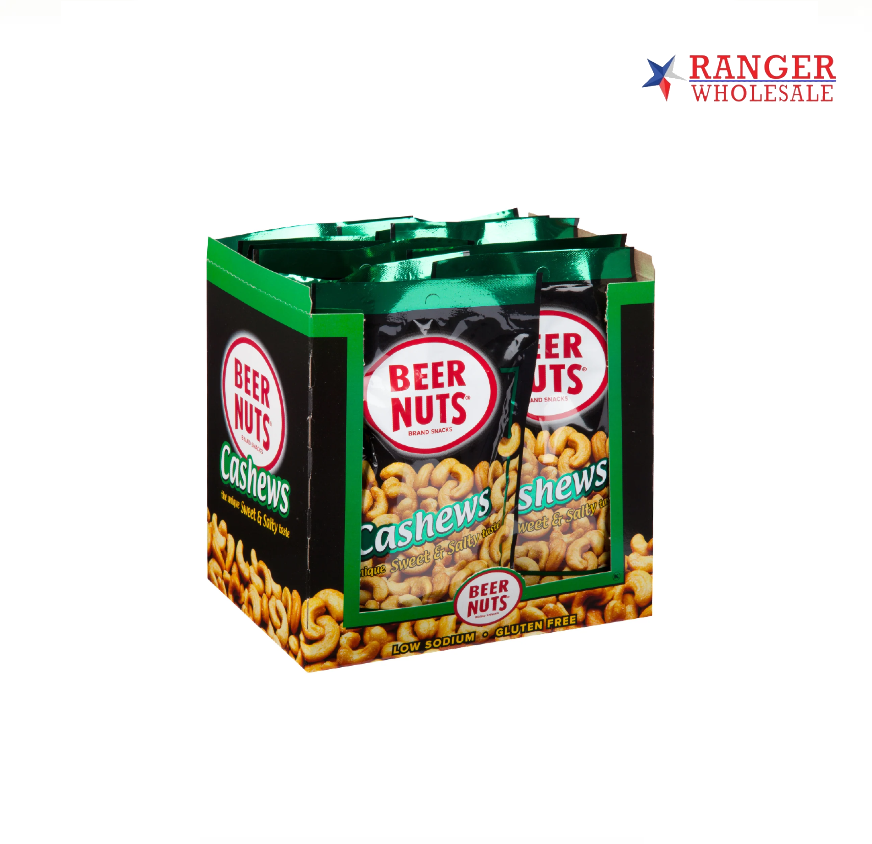 BEER NUTS CASHEW 8CT-40Z