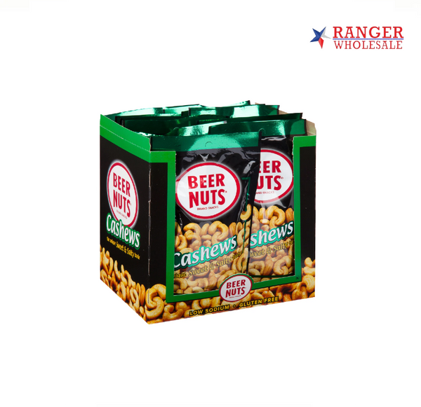 BEER NUTS CASHEW 8CT-40Z
